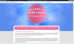 The pink golf ball